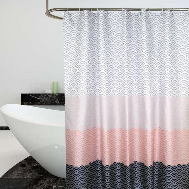 Tenda doccia design moderno geometrico
