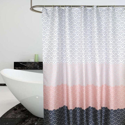 Tenda doccia design moderno geometrico