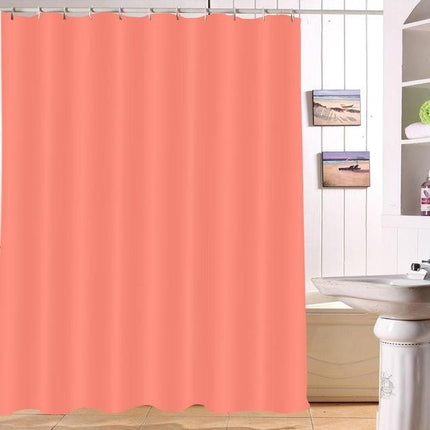 Tenda da doccia in tessuto salmone