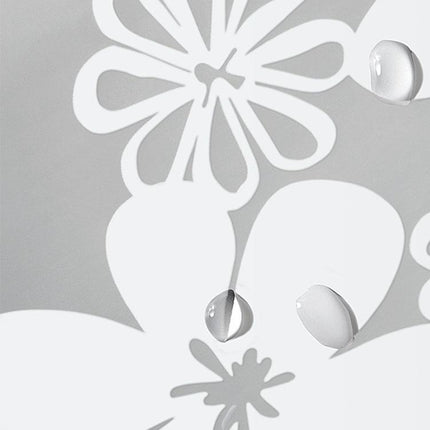 Tenda da doccia semitrasparente effetto pizzo