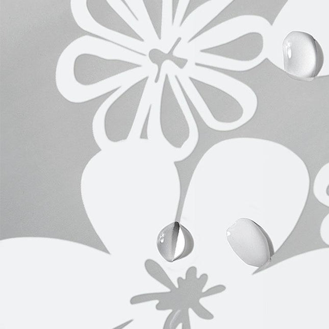 Tenda da doccia semitrasparente effetto pizzo