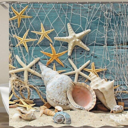 Tenda da doccia in stile marino