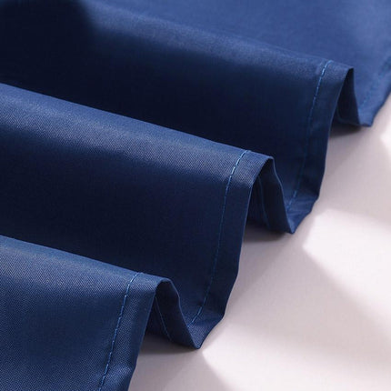 Tenda da doccia in tessuto blu