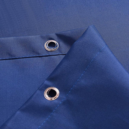 Tenda da doccia in tessuto blu