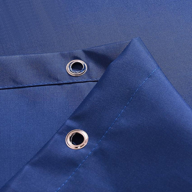 Tenda da doccia in tessuto blu