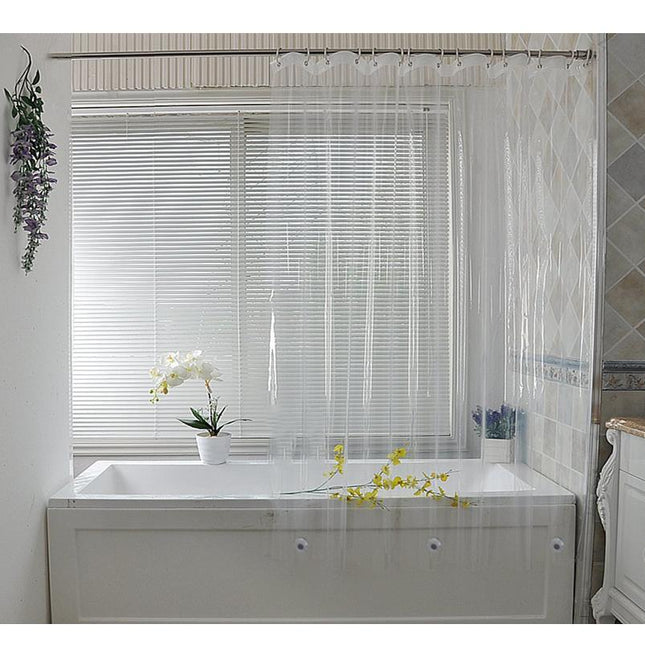 Tenda da doccia in vinile traslucida