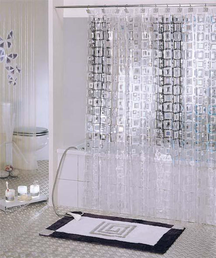 Tenda da doccia trasparente e antimuffa