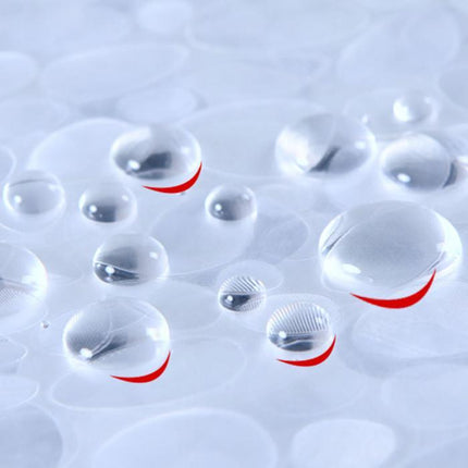 Tenda da doccia trasparente con motivo