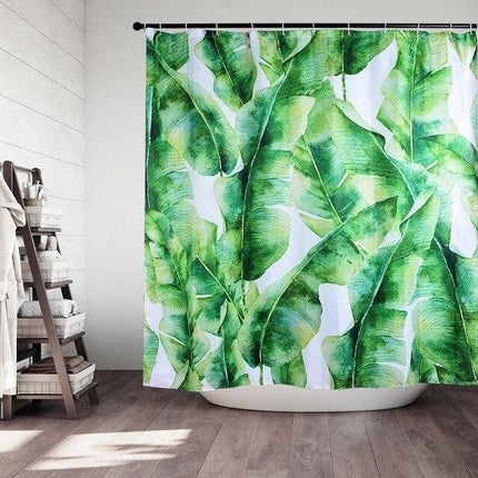 Tenda da doccia con motivo vegetale